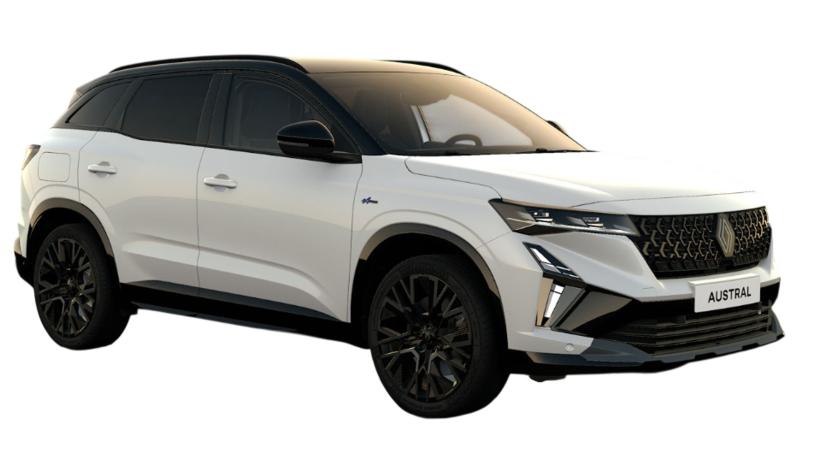 Aperçu du véhicule : full hybrid E-Tech 200 ch Esprit Alpine Blanc Nacré - Toit Noir Etoilé avec 4000€ d'équipements inclus